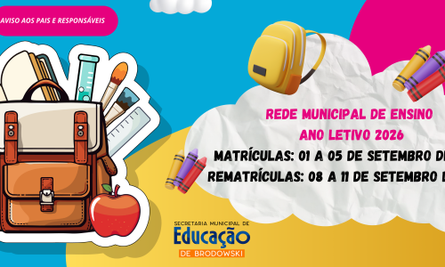 AVISO AOS PAIS E RESPONSÁVEIS