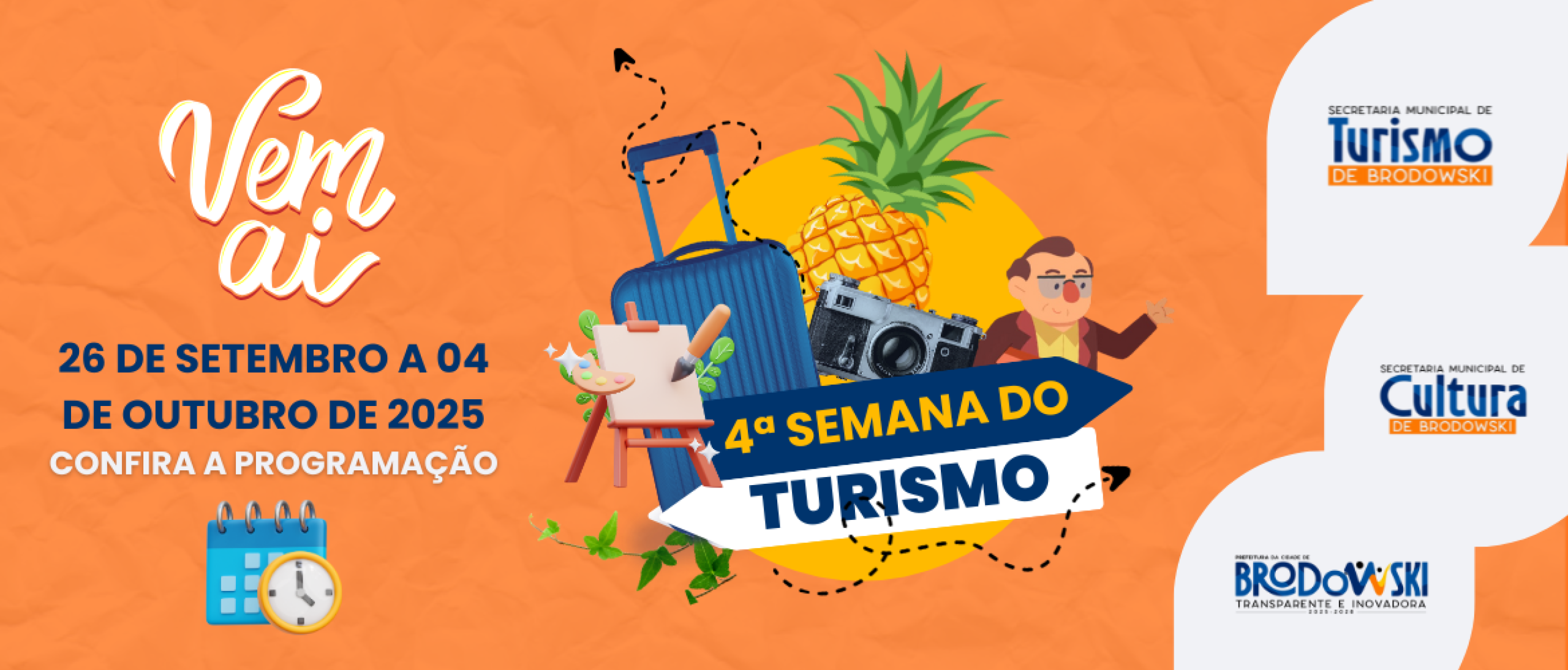 Vem ai a 4ª SEMANA DO TURISMO